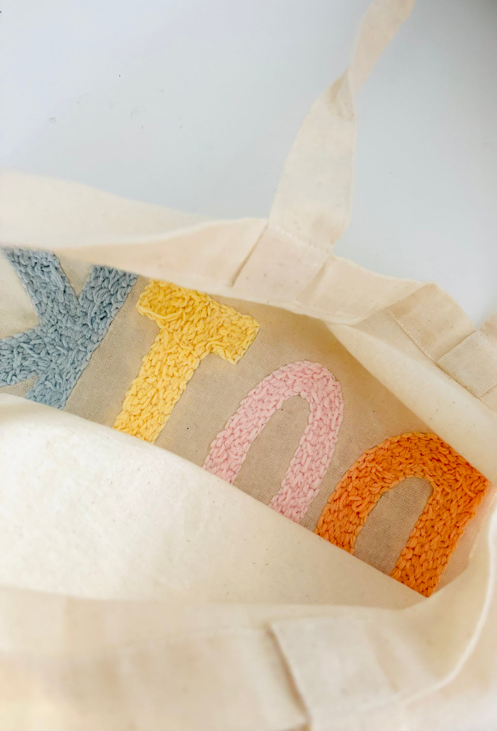 The OG DOTK - Daughter Of The King - Punchneedled Tote bag